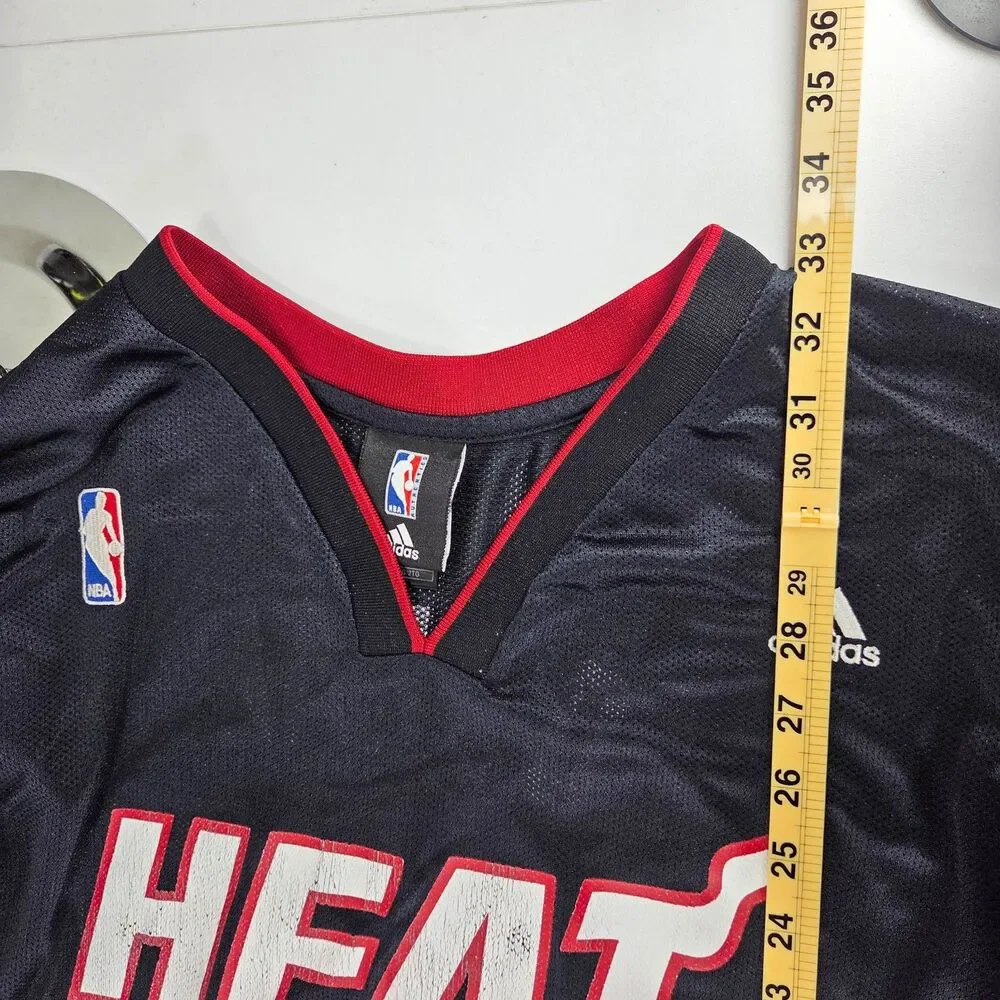 Vintage Adidas NBA Miami Heat Shaquille O'Neal #32 Mesh Jersey Sz XXL